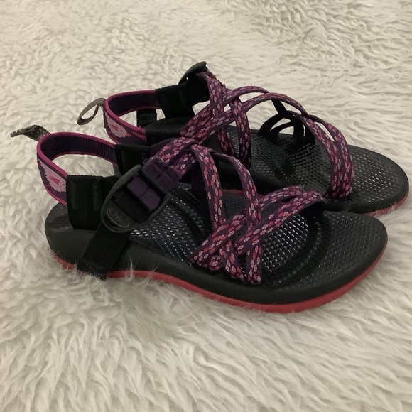 Chaco Other - Chaco Sandals purple floral print size 2 youth